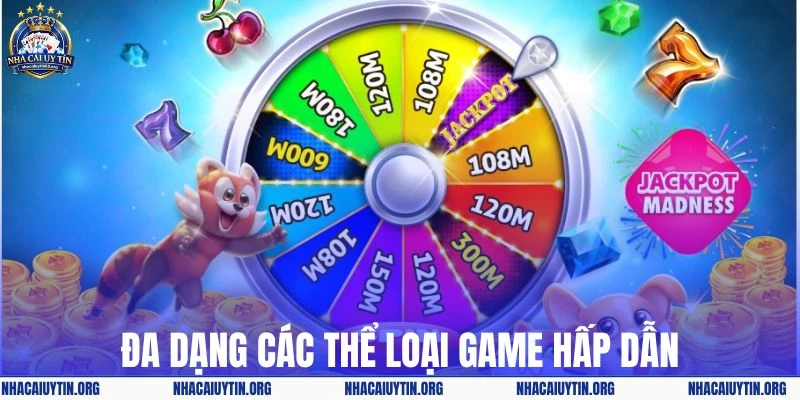 Đa dạng các thể loại game cuốn hút